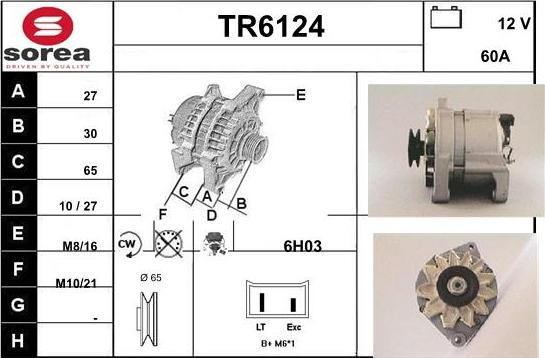 Sera TR6124 - Генератор autocars.com.ua