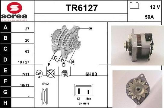 Sera TR6127 - Генератор autocars.com.ua