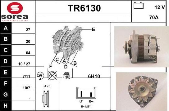 Sera TR6130 - Генератор autocars.com.ua