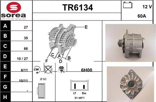 Sera TR6134 - Генератор autocars.com.ua