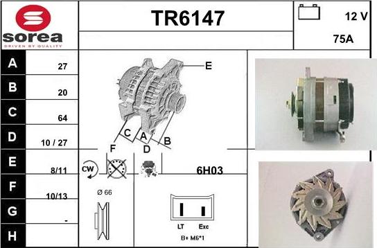 Sera TR6147 - Генератор autocars.com.ua