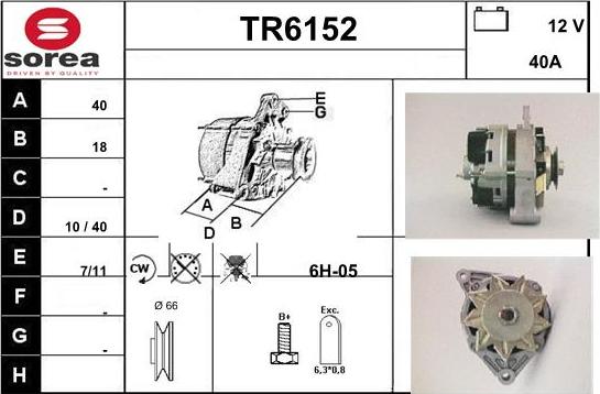 Sera TR6152 - Генератор autocars.com.ua