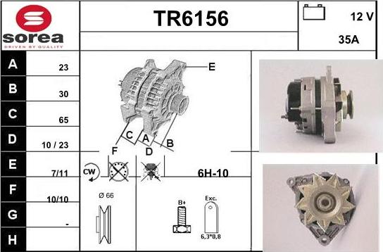 Sera TR6156 - Генератор autocars.com.ua