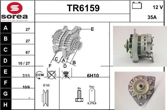 Sera TR6159 - Генератор autocars.com.ua