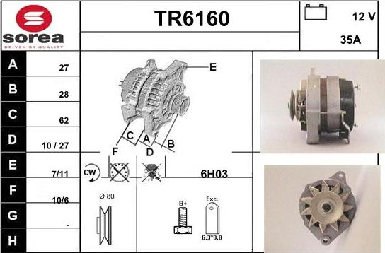 Sera TR6160 - Генератор autocars.com.ua