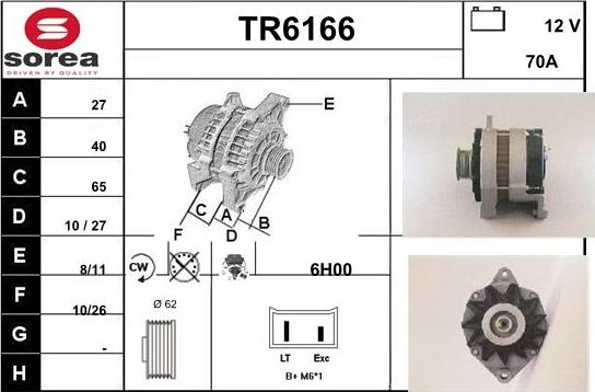 Sera TR6166 - Генератор autocars.com.ua