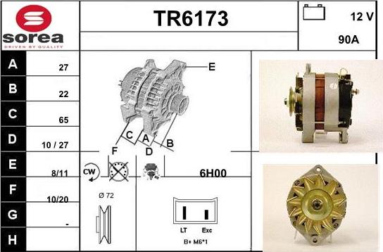 Sera TR6173 - Генератор autocars.com.ua