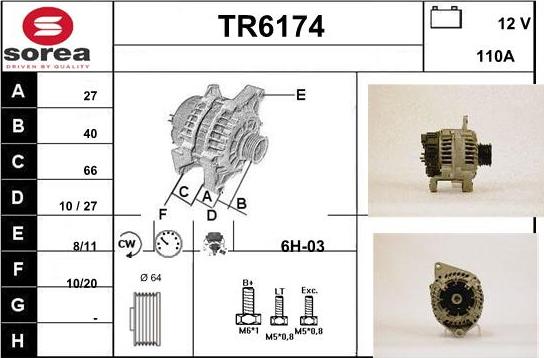 Sera TR6174 - Генератор autocars.com.ua