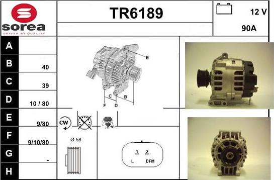 Sera TR6189 - Генератор autocars.com.ua