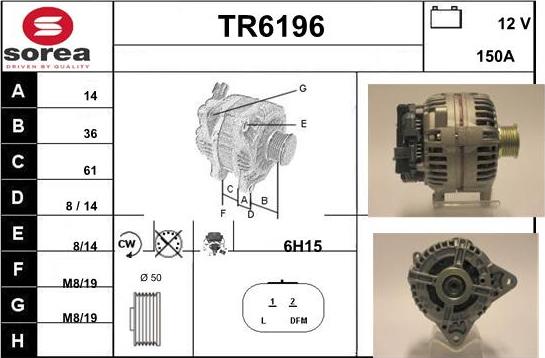 Sera TR6196 - Генератор autocars.com.ua