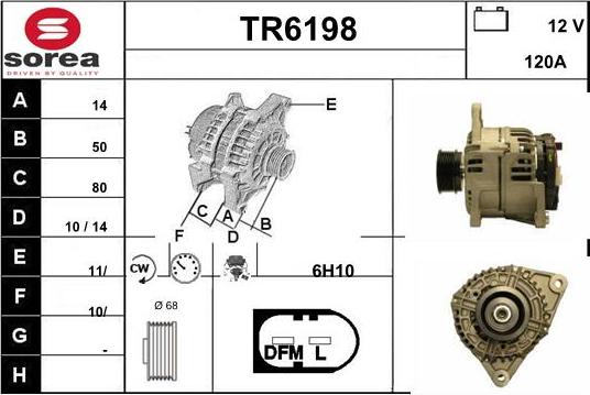 Sera TR6198 - Генератор autocars.com.ua