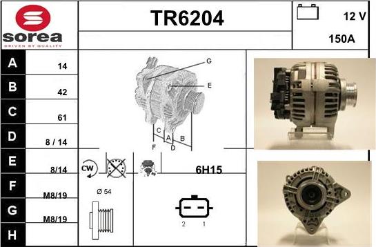 Sera TR6204 - Генератор autocars.com.ua