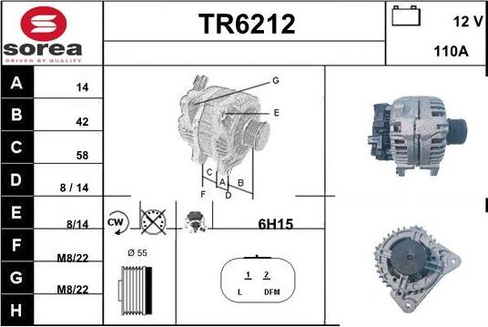 Sera TR6212 - Генератор autocars.com.ua