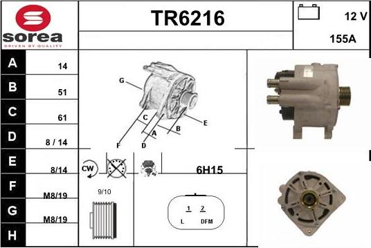 Sera TR6216 - Генератор autodnr.net