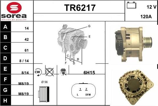 Sera TR6217 - Генератор autocars.com.ua