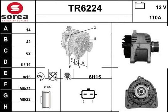 Sera TR6224 - Генератор autocars.com.ua