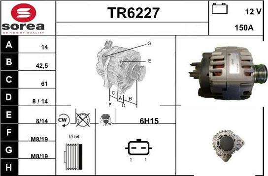 Sera TR6227 - Генератор autocars.com.ua