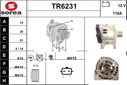 Sera TR6231 - Генератор autocars.com.ua