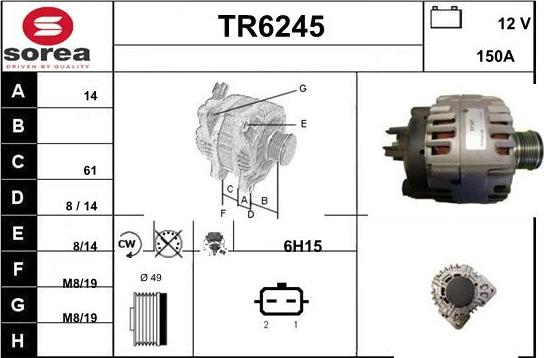 Sera TR6245 - Генератор autodnr.net