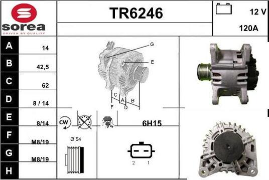 Sera TR6246 - Генератор autocars.com.ua