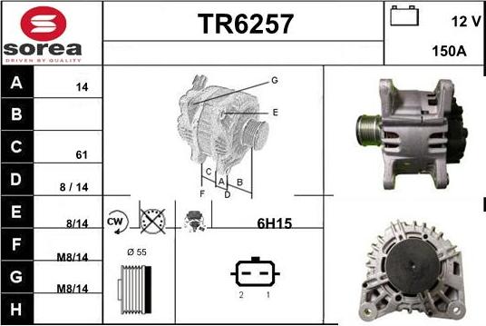 Sera TR6257 - Генератор autocars.com.ua