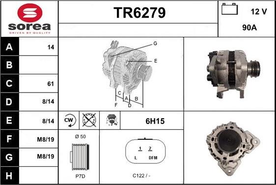 Sera TR6279 - Генератор autocars.com.ua