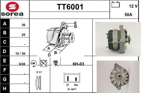 Sera TT6001 - Генератор autocars.com.ua