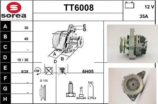 Sera TT6008 - Генератор autocars.com.ua