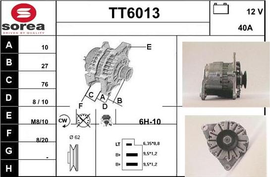 Sera TT6013 - Генератор autocars.com.ua