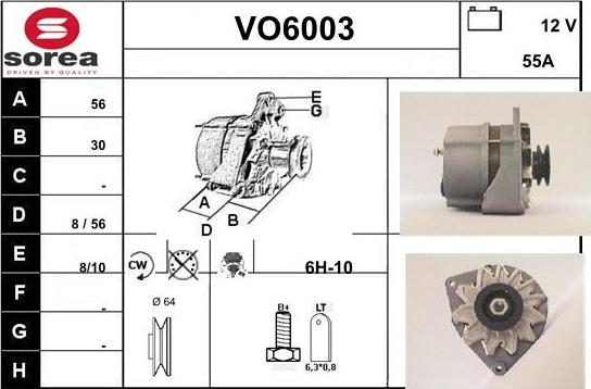 Sera VO6003 - Генератор autocars.com.ua