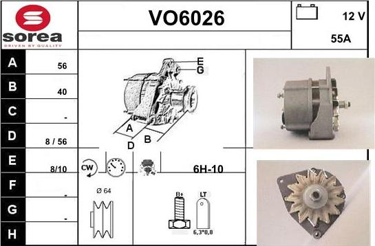 Sera VO6026 - Генератор autocars.com.ua