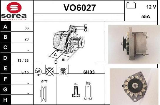 Sera VO6027 - Генератор autocars.com.ua