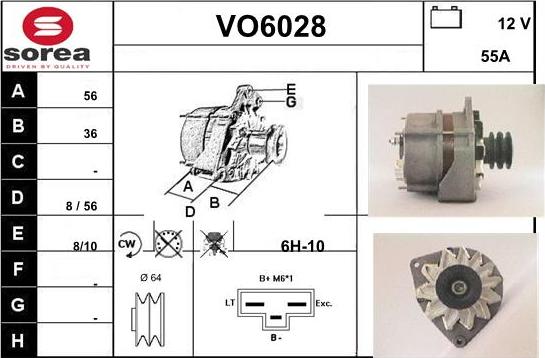 Sera VO6028 - Генератор autocars.com.ua