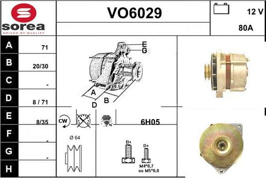 Sera VO6029 - Генератор autocars.com.ua