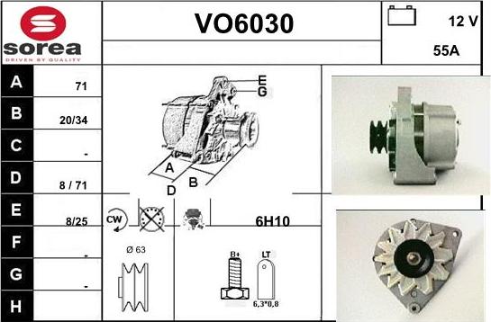 Sera VO6030 - Генератор autocars.com.ua