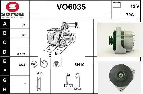 Sera VO6035 - Генератор autocars.com.ua