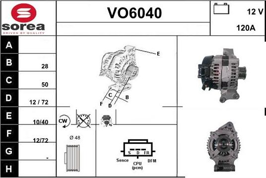 Sera VO6040 - Генератор autocars.com.ua