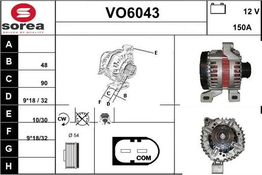 Sera VO6043 - Генератор autocars.com.ua