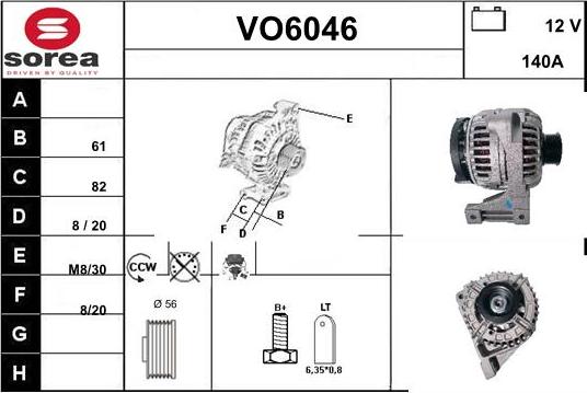 Sera VO6046 - Генератор autocars.com.ua