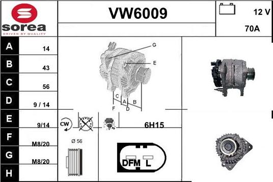 Sera VW6009 - Генератор autocars.com.ua