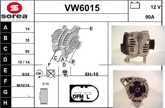 Sera VW6015 - Генератор autodnr.net