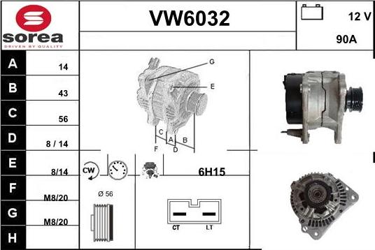 Sera VW6032 - Генератор autocars.com.ua