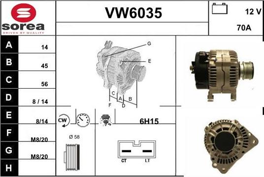 Sera VW6035 - Генератор autocars.com.ua