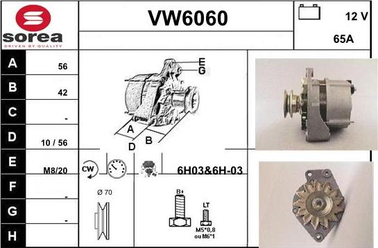 Sera VW6060 - Генератор autocars.com.ua