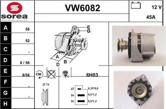 Sera VW6082 - Генератор autodnr.net