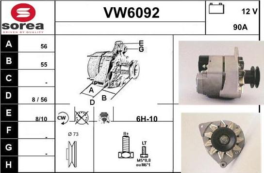 Sera VW6092 - Генератор autodnr.net