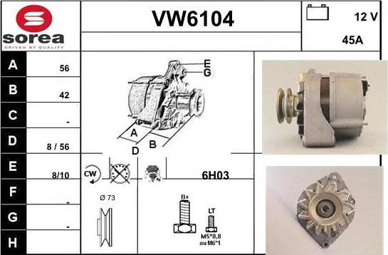 Sera VW6104 - Генератор autodnr.net