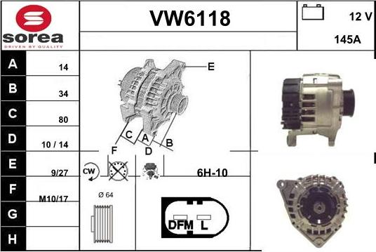 Sera VW6118 - Генератор autodnr.net