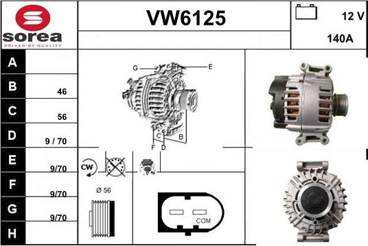 Sera VW6125 - Генератор autocars.com.ua