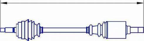 Sercore 22720 - Приводний вал autocars.com.ua